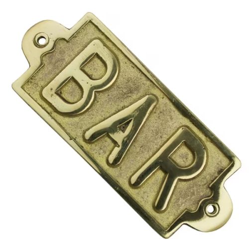 Shop Outdoor Brass Glow Sign Board (Golden)